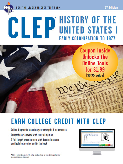 Title details for CLEP History of the United States I w/Online Practice Exams by Editors of REA - Available
